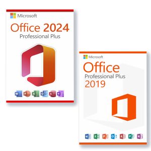 Microsoft Office 2024 Professional Plus + Microsoft Office 2019 Professional Plus Licencia para 3 PC