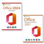 Microsoft Office 2024 Standard + Microsoft Office 2021 Professional Plus Licencia para 3 PC
