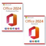 Microsoft Office 2024 Standard + Microsoft Office 2024 Professional Plus Licencia para 3 PC