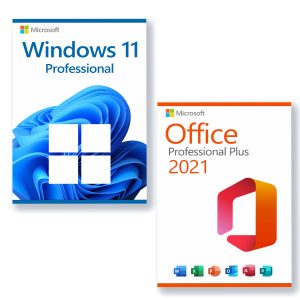 Microsoft Windows 11 Professional + Microsoft Office 2021 Professional Plus Licencia para 3 PC